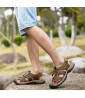 Men Sandals Genuine Leather Fashion Summer Shoes