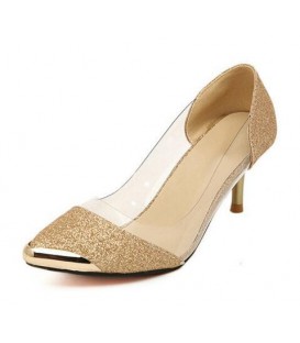 Women Pumps Shoes High Quality Fashion PU Leather Thin High Heel Pumps