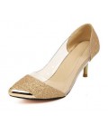 Women Pumps Shoes High Quality Fashion PU Leather Thin High Heel Pumps