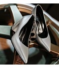 Simple Pointed shoes thick High heels Women's Shoes