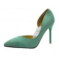 Pointed Toe Suede High Heels Fashion Sexy High Heel Shoes 