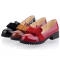 Women Solid Sweet Butterfly-knot Shallow Pumps