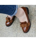 Women Solid Sweet Butterfly-knot Shallow Pumps