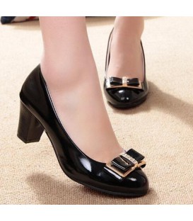 Women's shoes spring and autumn bow low low-heeled shoes
