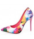 Women summer spring satin new thin high heels pumps