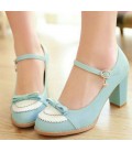 Ladies Pu Leather Platform Women Pumps Dress Shoes