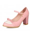 Ladies Pu Leather Platform Women Pumps Dress Shoes