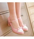Ladies Pu Leather Platform Women Pumps Dress Shoes