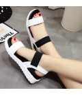 Women sandals Summer shoes peep-toe flat