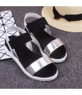Women sandals women Summer shoes peep-toe flat