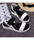 Women sandals women Summer shoes peep-toe flat