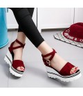 Summer muffin fish head women sandals with platform sandals