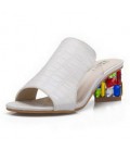 Rhinestone Peep Toe Heels Women Sandals Shoes