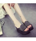women Summer Sandals women's Pure color Fish mouth sandals