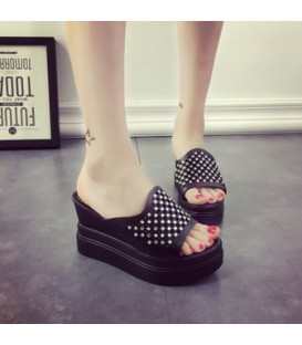 women Summer Sandals women's Pure color Fish mouth sandals