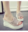 women Summer Sandals women's Pure color Fish mouth sandals
