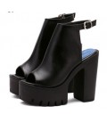 European Women Summer Shoes Slingbacks High Heels Sandals