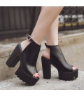 European Women Summer Shoes Slingbacks High Heels Sandals