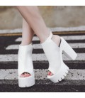 European Women Summer Shoes Slingbacks High Heels Sandals