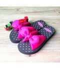Summer Bow Bowtie Home Women Flat Slipper