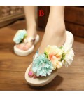 Flowers Woman Beach Flip Flops Summer Sandals