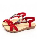 Women Sandals Flats Ankle-Strap Shoes