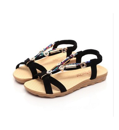 Women Sandals Flats Ankle-Strap Shoes