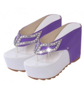 Woman Shoes Thick Bottom Platform Wedge Heel