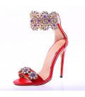 Women's Shoes Heel Heels / Peep Toe Sandals / Heels Wedding / Party & Evening / Dress Rose Gold