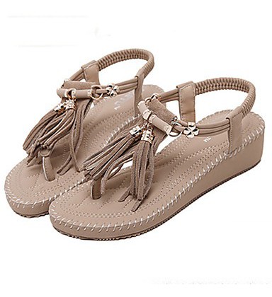 Women's Shoes Leatherette Wedge Heel Wedges Slingback Sandals Women's Shoes Leatherette Wedge Heel Wedges Slingback Sandals