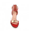 Women Striped Smile Pattern Casual Plats Student Shoes