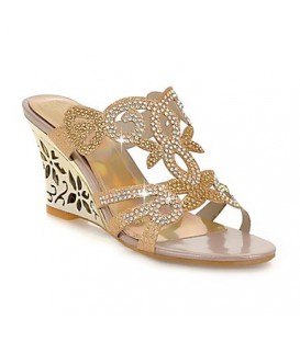 Women's Shoes Heel Wedges / Heels / Peep Toe / Slippers Sandals