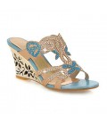 Summer Sandals Women Peep Toe Wedge Sandals