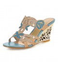 Summer Sandals Women Peep Toe Wedge Sandals