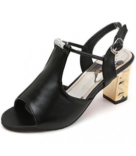 Women's Sandals Summer Comfort Patent Leather Outdoor 