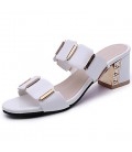 Women's Sandals Comfort PU Summer Dress Casual