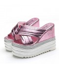 Women's Sandals Summer Comfort Patent Leather Outdoor