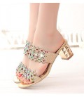 Women's Sandals Comfort PU Summer Dress Casual