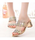 Women's Sandals Comfort PU Summer Dress Casual