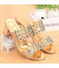 Women's Sandals Comfort PU Summer Dress Casual