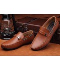 Real Leather Men Flats Genuine Leather Men Boat Shoes