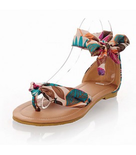 Women's Sandals Summer Fall Fabric Outdoor Dress Casual Flat 