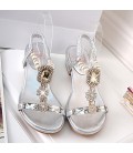 Women's Shoes Heel Peep Toe Sandals Outdoor 
