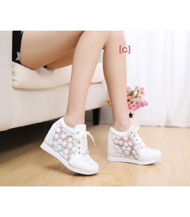 Hidden Wedge Heels Fashion Women's Elevator Shoes