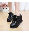 Hidden Wedge Heels Fashion Women's Elevator Shoes