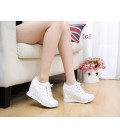 Hidden Wedge Heels Fashion Women's Elevator Shoes