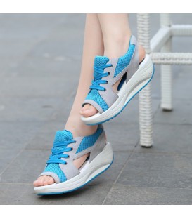 Summer Ladies Platform Sandals Fish Head Sandals