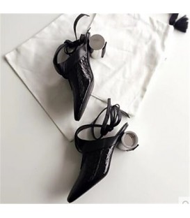 Women's Sandals Spring Summer Comfort Leather Dress Stiletto Heel