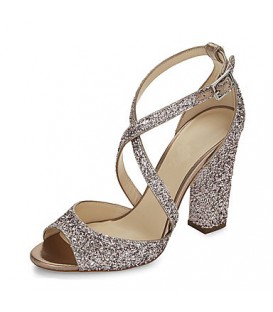 Women's Sandals Club Shoes Glitter Leatherette Summer 