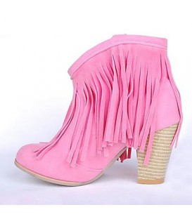 Women's Shoes PU Fall Winter Comfort Boots